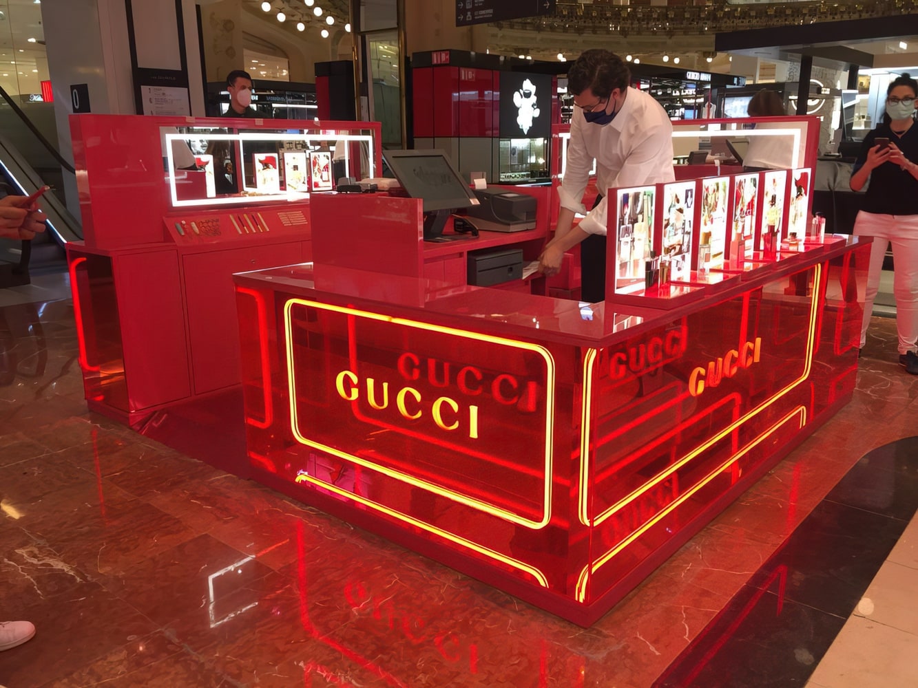 Gucci, Galeries Lafayette, Paris, 2020